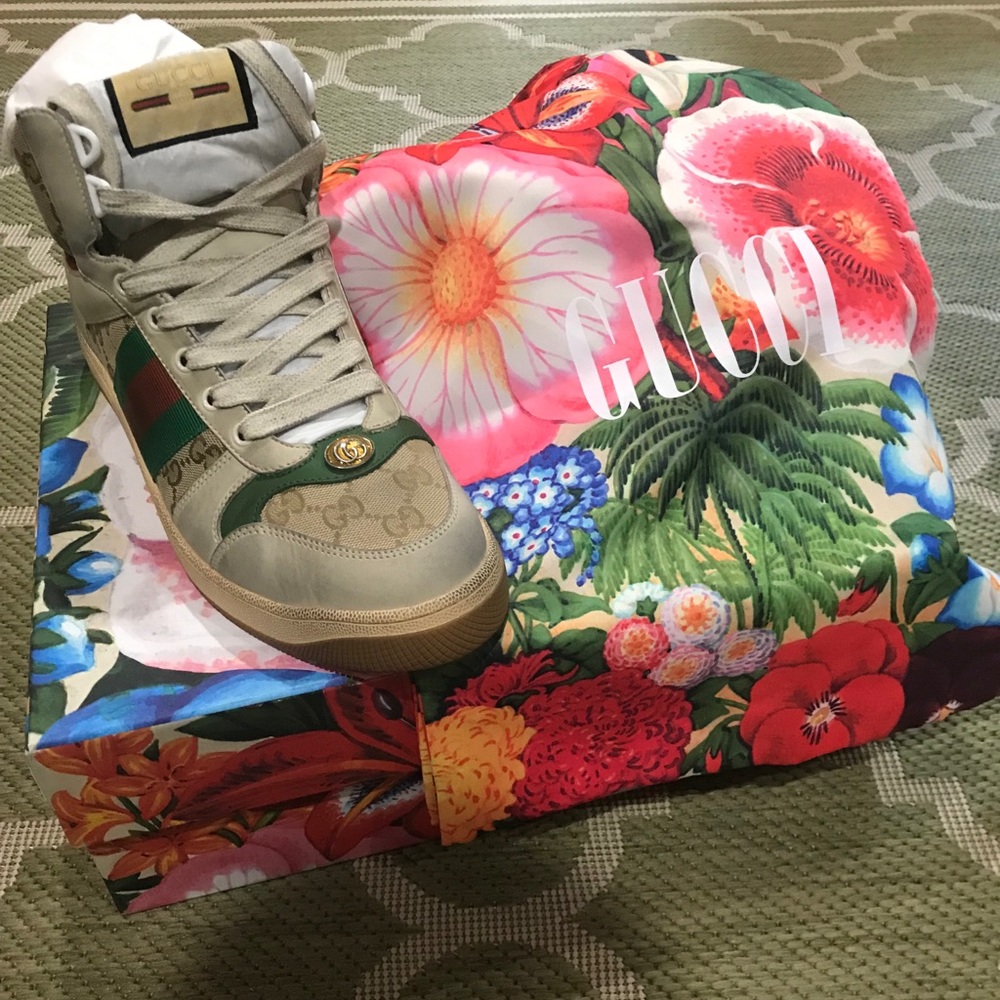 brand new GUCCI Screener GG Hightop Sneaker - Picture 3 of 5